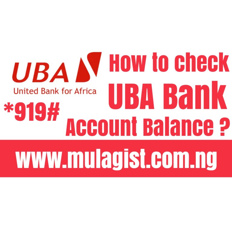Easy ways to check UBA Bank Account Balance